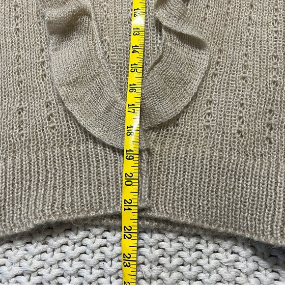 Vintage Pointelle Knit Sweater L - Picture 5 of 8